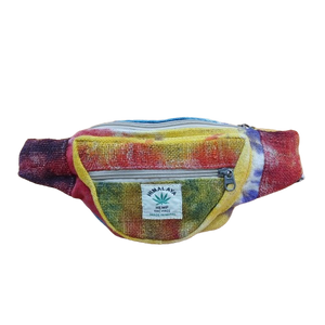 Handcrafted Dyed Hemp Fanny Pack